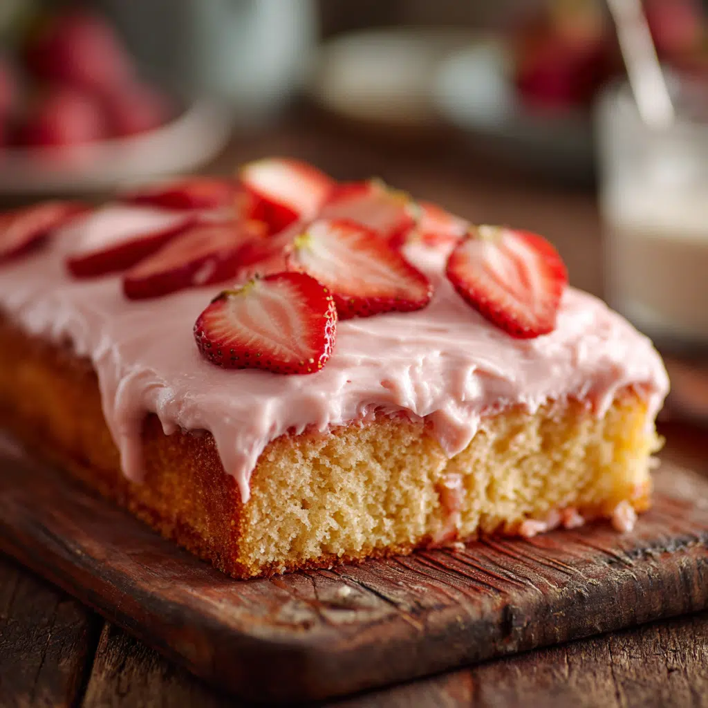 Strawberry Sheet Cake