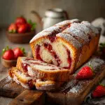 Strawberry Jam Pound Cake