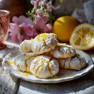 Lemon Crinkle Cookies