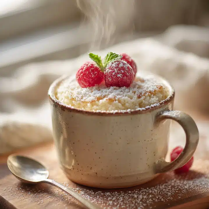 Sugar-Free Vanilla Mug Cake