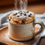 Vanilla Mug Cake with Chocolate Chips