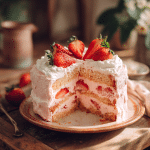 Strawberry Purée Sponge Cake: A Soft, Fruity Hug in Every Bite