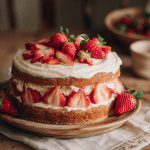 Gluten Free Strawberry Vanilla Cake