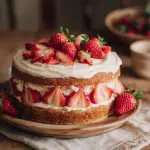 Gluten Free Strawberry Vanilla Cake