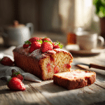 Strawberry Yogurt Loaf Cake Cozy, Soft, and Bursting with Berry Goodness