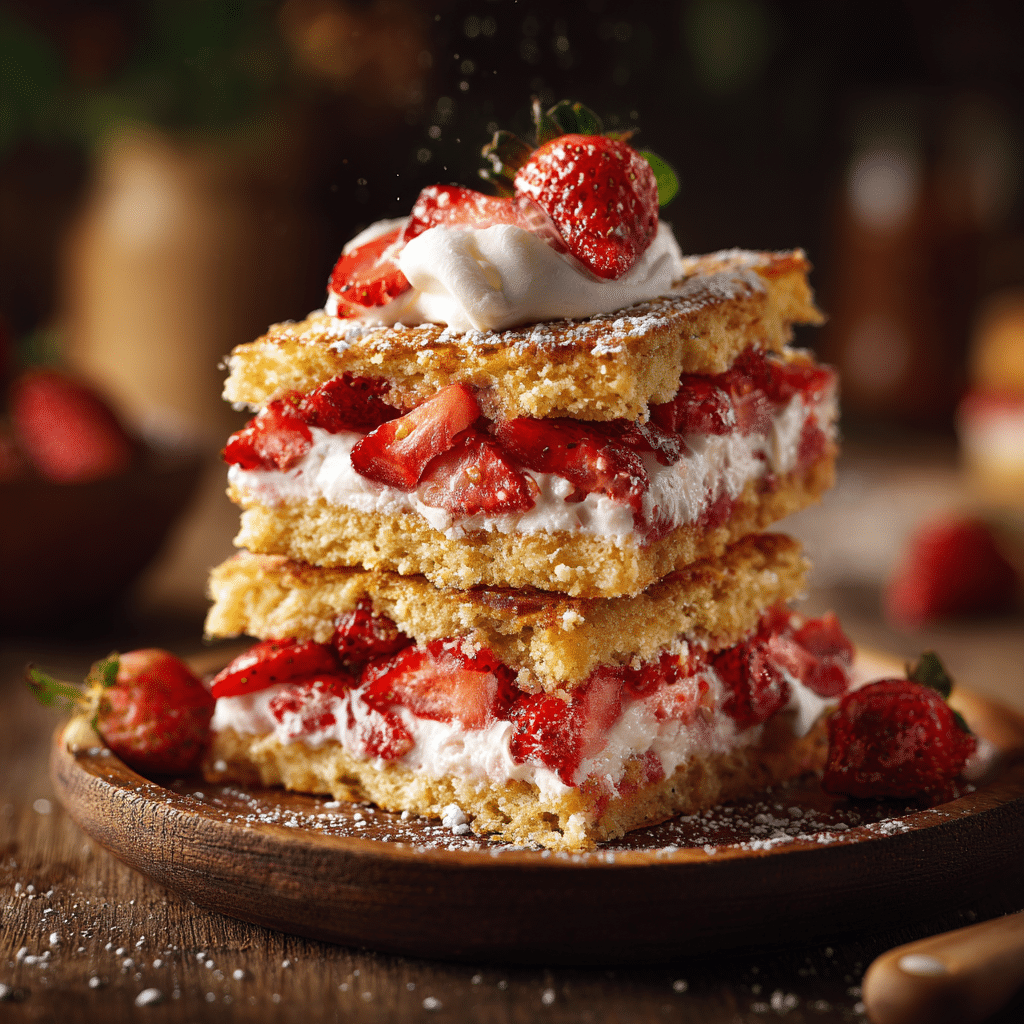 Strawberry Shortcake Dessert Bars