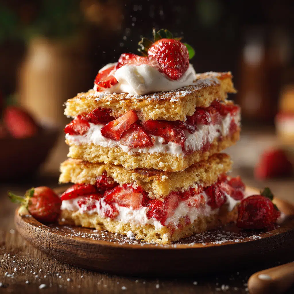Strawberry Shortcake Dessert Bars