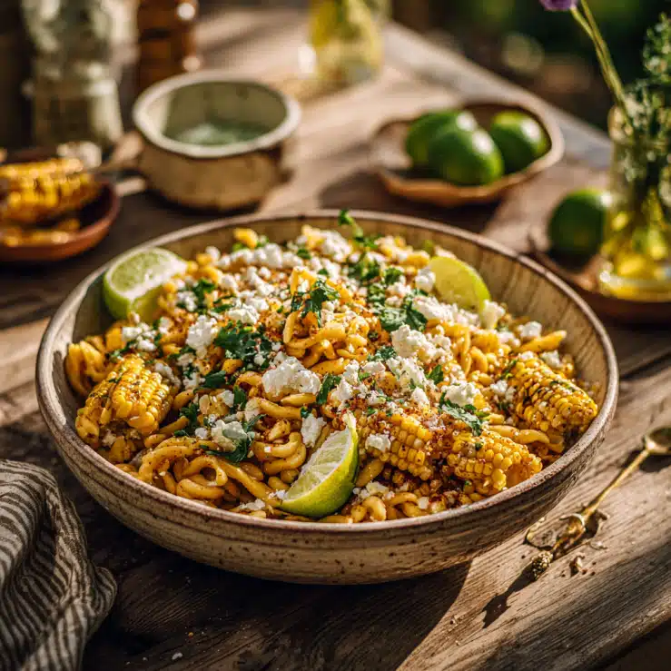 Creamy Street Corn Pasta Salad (Easy Summer Side Dish)ndlymeals