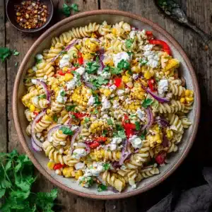 Healthy Street Corn Pasta Salad