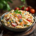 Creamy Pasta Salad with Cherry Tomatoes