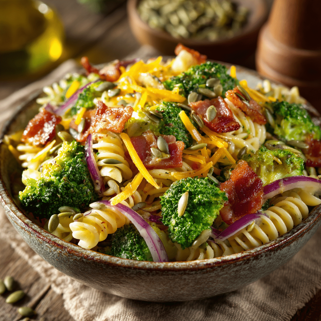Broccoli Bacon Pasta Salad for Spring A Fresh, Comforting Dish Full of Love