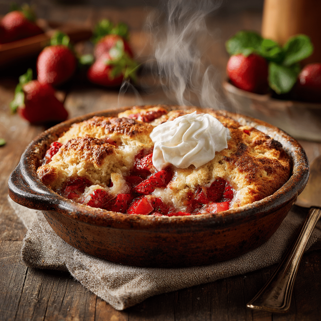 Gluten Free Strawberry Cobbler