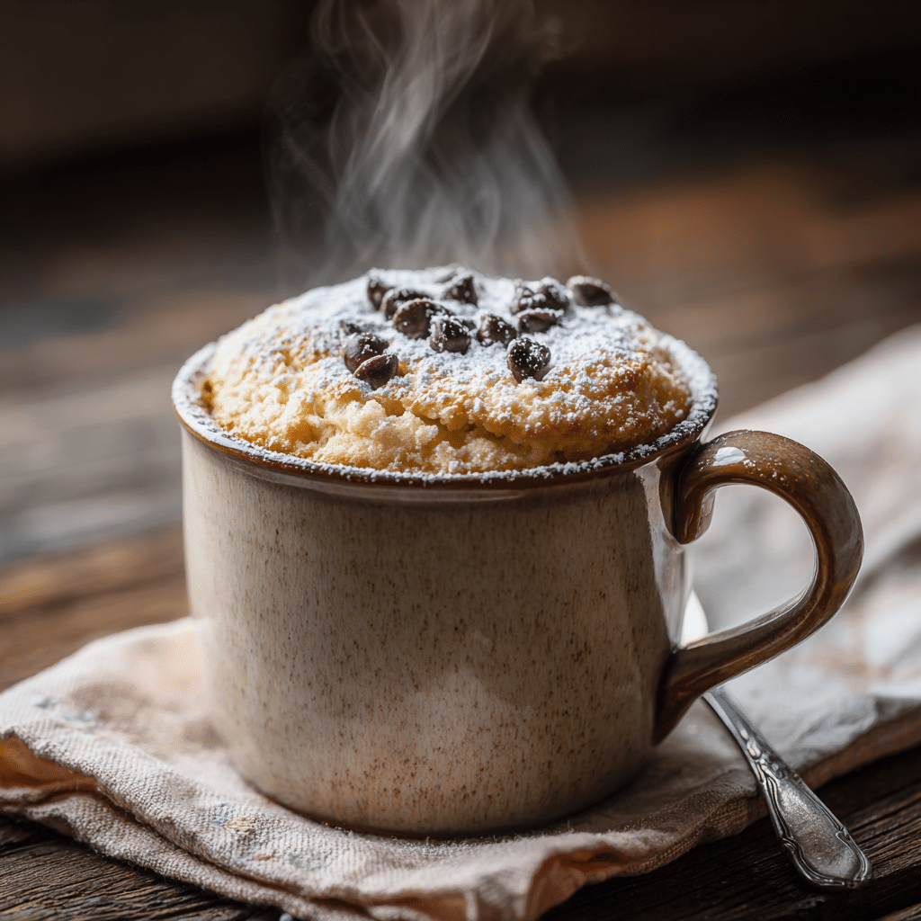 Quick Eggless Vanilla Mug Cake – Cozy Treat in Minutes