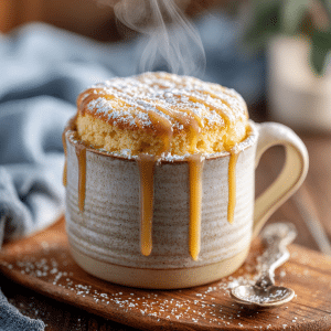 Eggless Vanilla Mug Cake