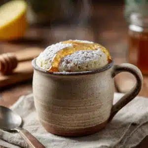 Greek Yogurt Vanilla Mug Cake