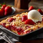 Strawberry Dump Sheet Cake Dessert