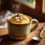 Vanilla Mug Cake with Almond Flour
