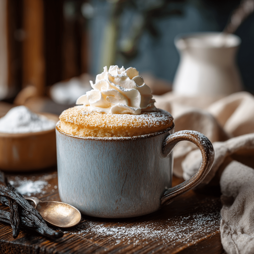Instant Vanilla Mug Cake