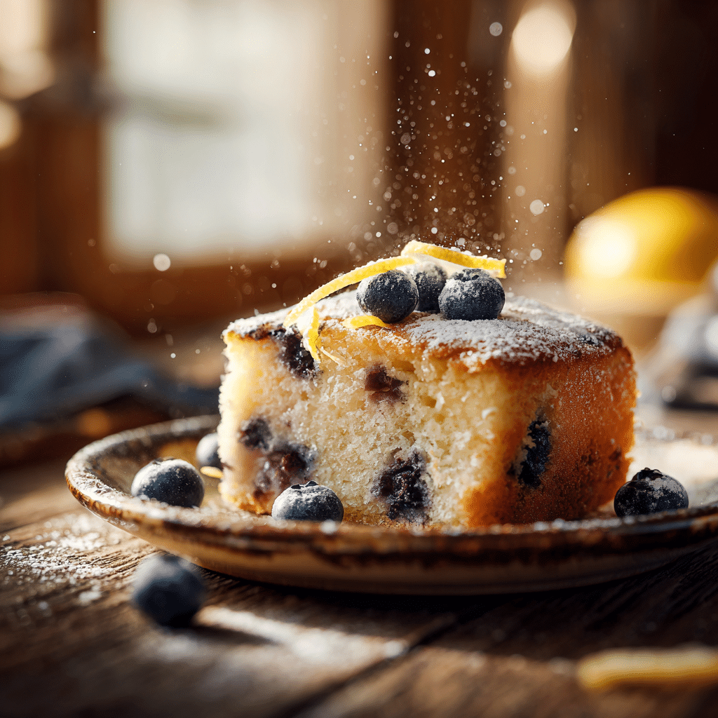 Blueberry Lemon Tea Cake – A Cozy Burst of Summer in Every Bite