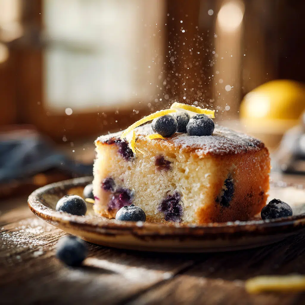Blueberry Lemon Tea Cake – A Cozy Burst of Summer in Every Bite