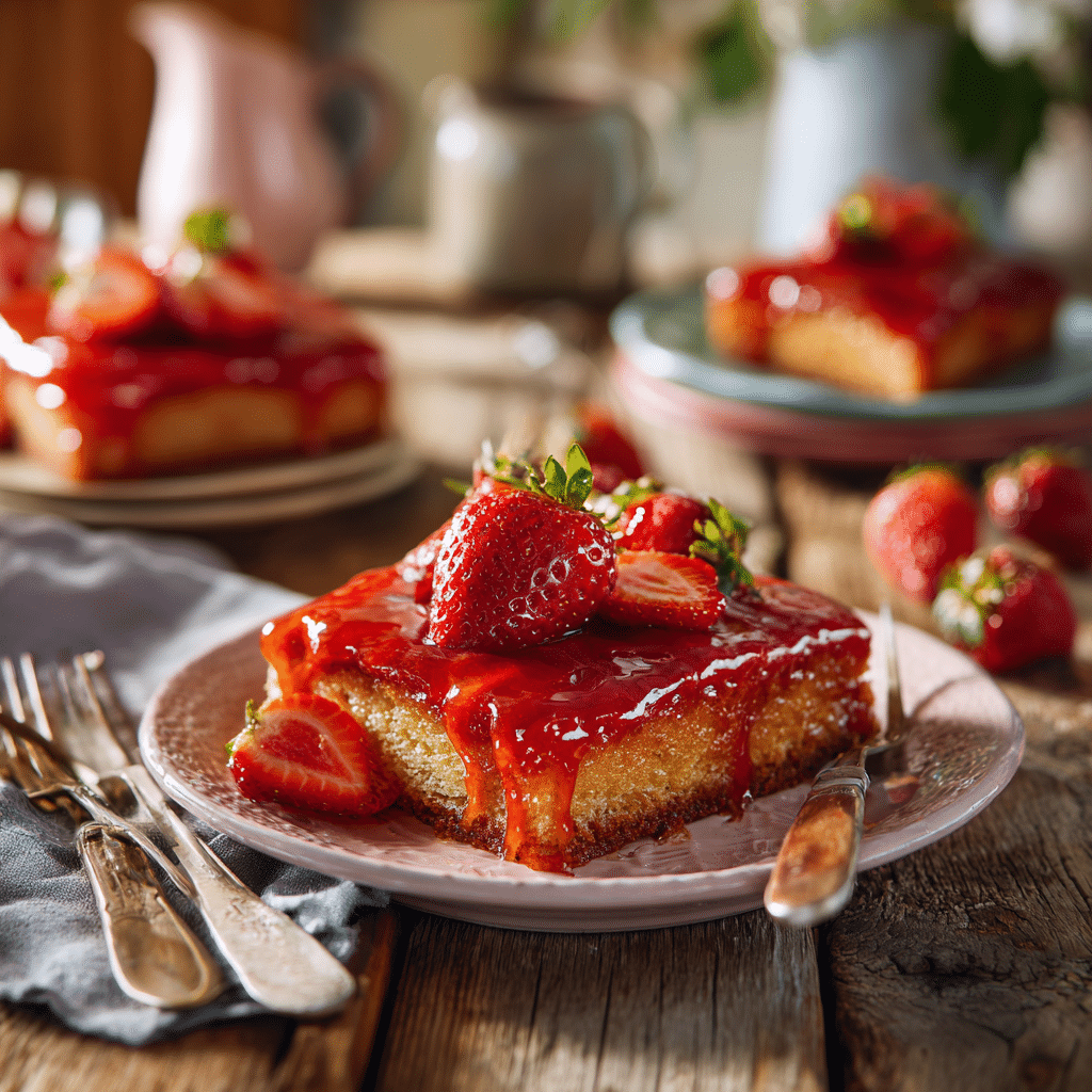 Classic Strawberry Sheet Cake