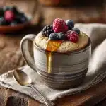 Naturally Sweetened Vanilla Mug Cake