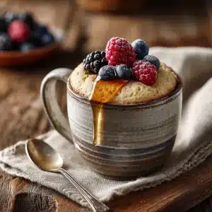 Naturally Sweetened Vanilla Mug Cake