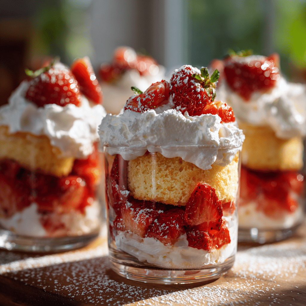 Easy Gluten Free Strawberry Shortcake Cups