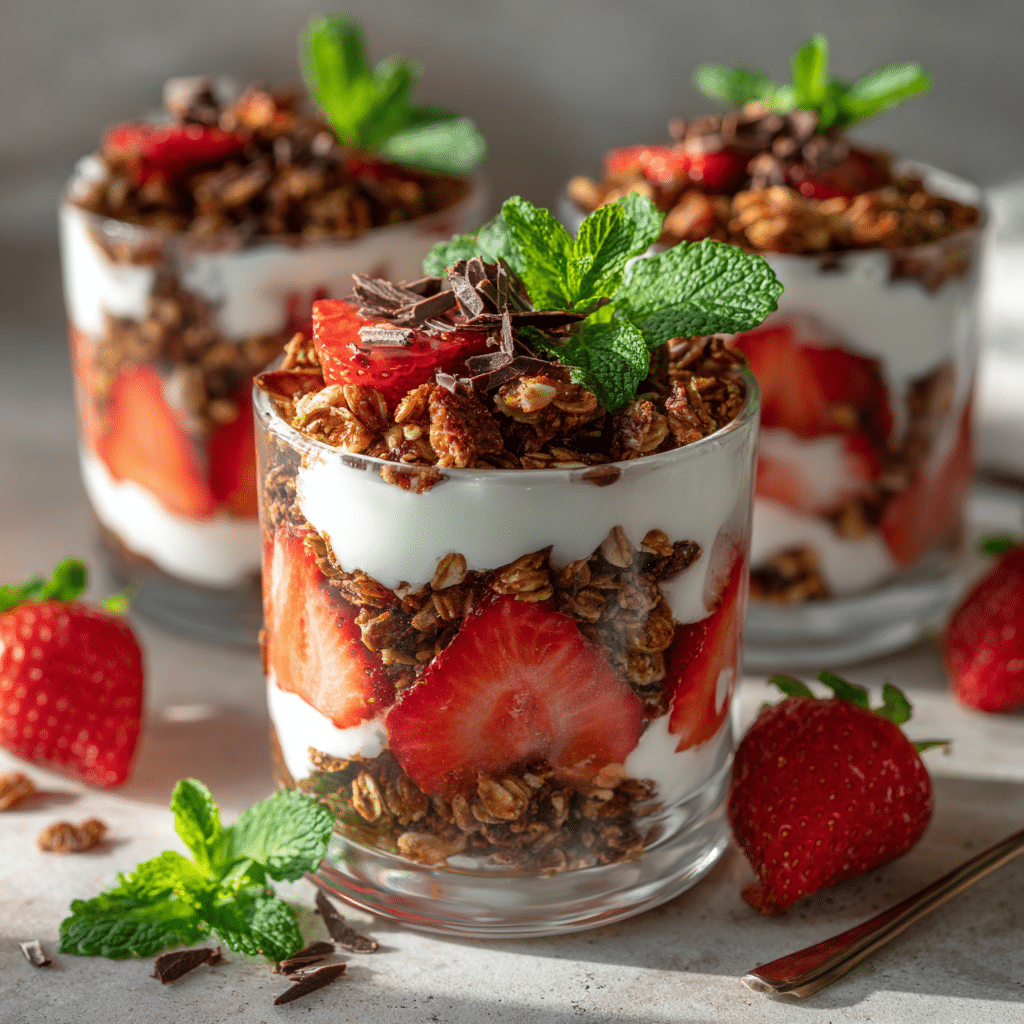 Gluten Free Strawberry Dessert Parfaits