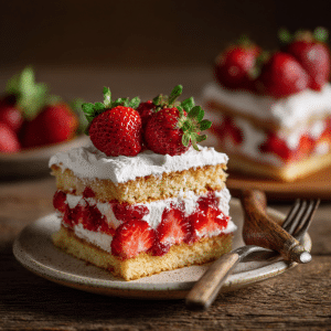 Gluten Free Strawberry Layered Dessert