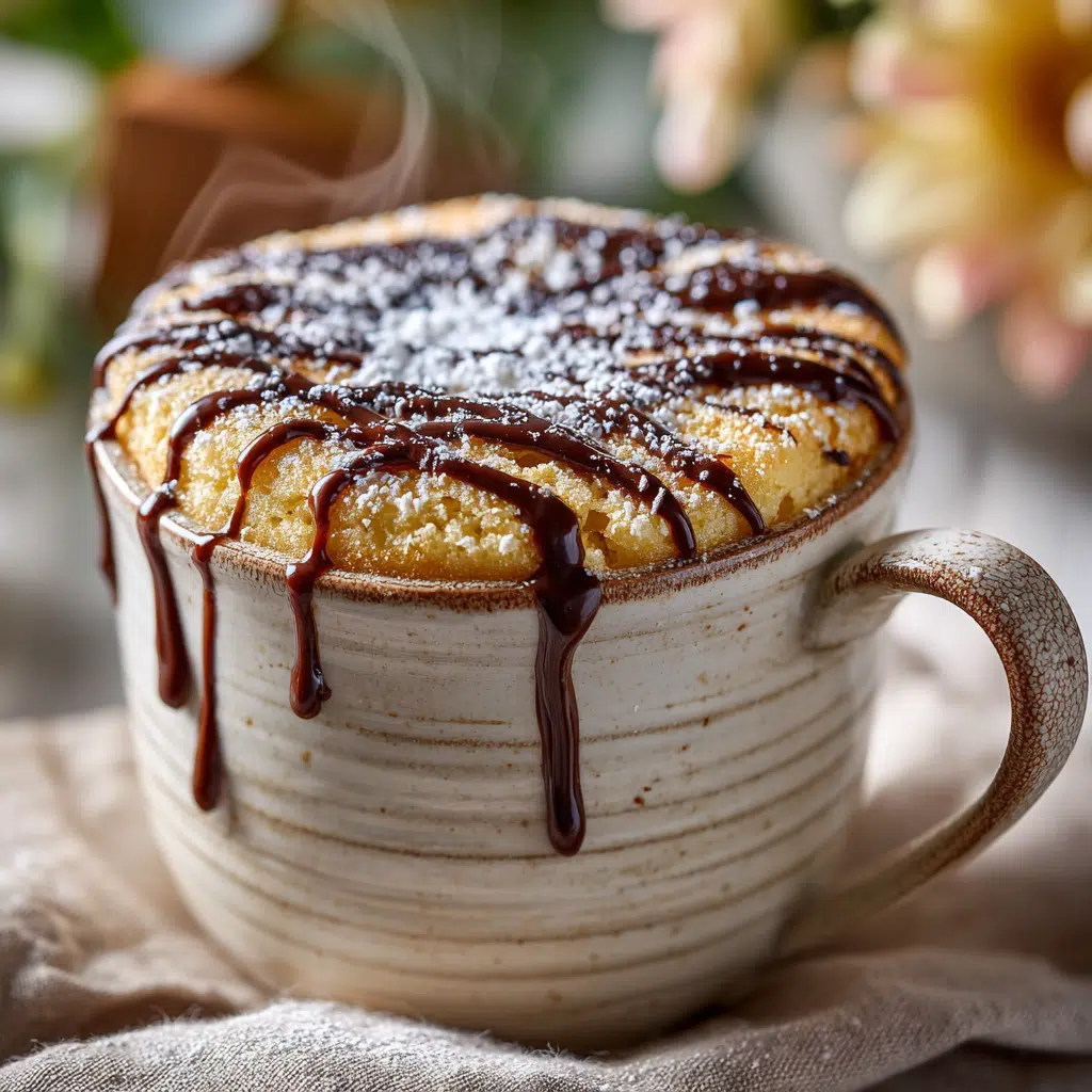 Moist Eggless Vanilla Mug Cake in Microwave
