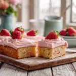 Old-Fashioned Strawberry Sheet Cake