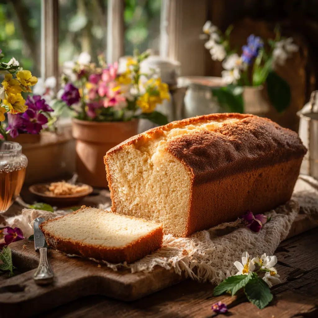 Simple Spring Butter Loaf Cake