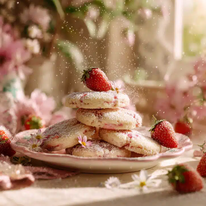 Strawberry Sugar Cookies