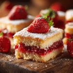 Strawberry Cake Bars
