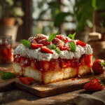 Strawberry Heaven-on-Earth Sheet Cake