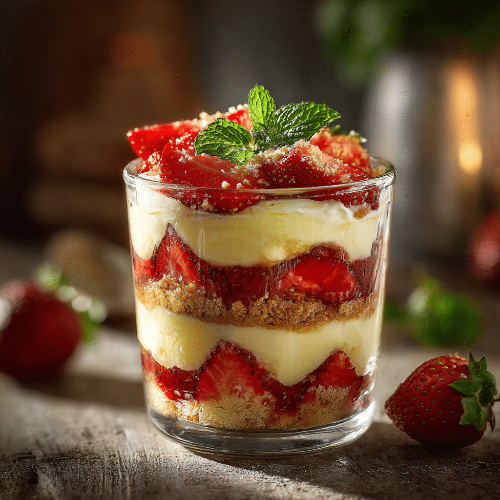 Strawberry Lemon Parfait