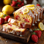 Strawberry Lemon Pound Cake
