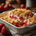 Strawberry Cheesecake Dump Cake
