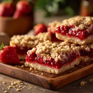 Strawberry Crumb Bars