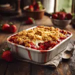 Strawberry Dump Cake