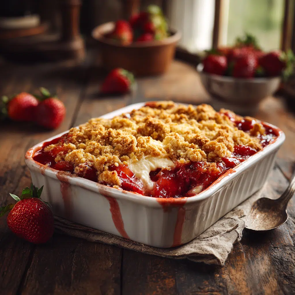 Strawberry Dump Cake