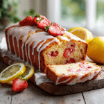 Strawberry Lemon Pound Cake