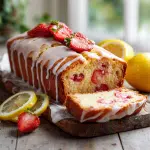 Strawberry Lemon Pound Cake