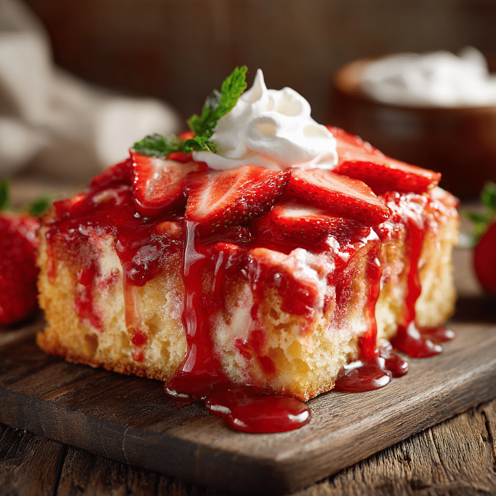Strawberry Sheet Cake