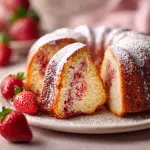 Strawberry Swirl Pound Cake