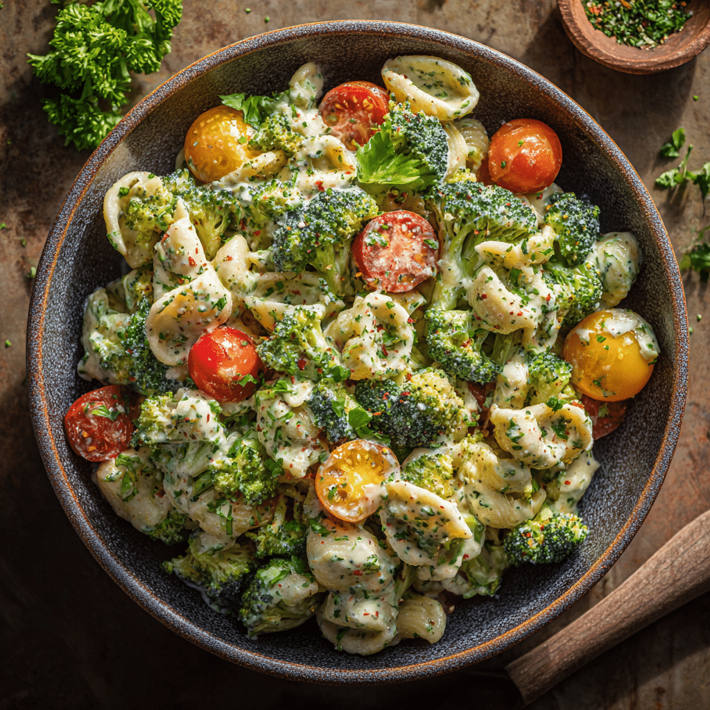 Vegan Broccoli Pasta Salad