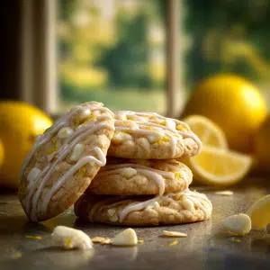 White Chocolate Lemon Cookies