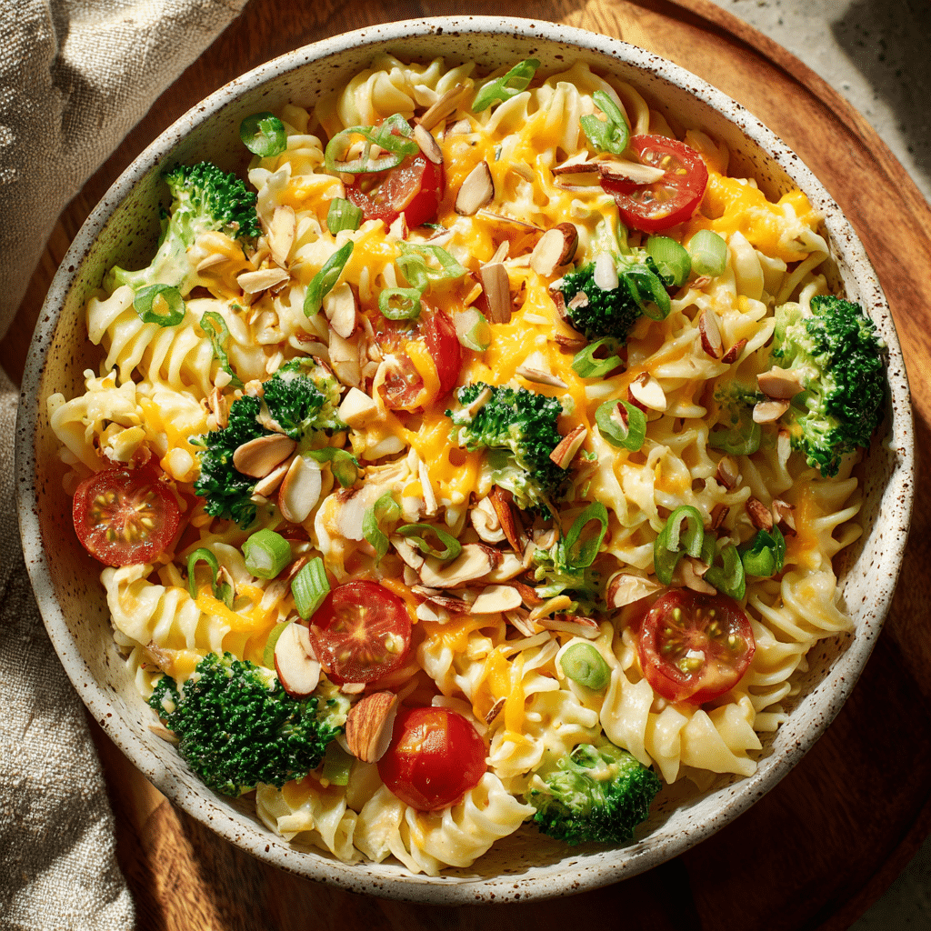 Broccoli Cheddar Pasta Salad