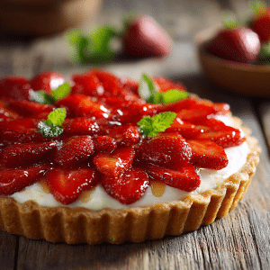 Spring Strawberry Tart